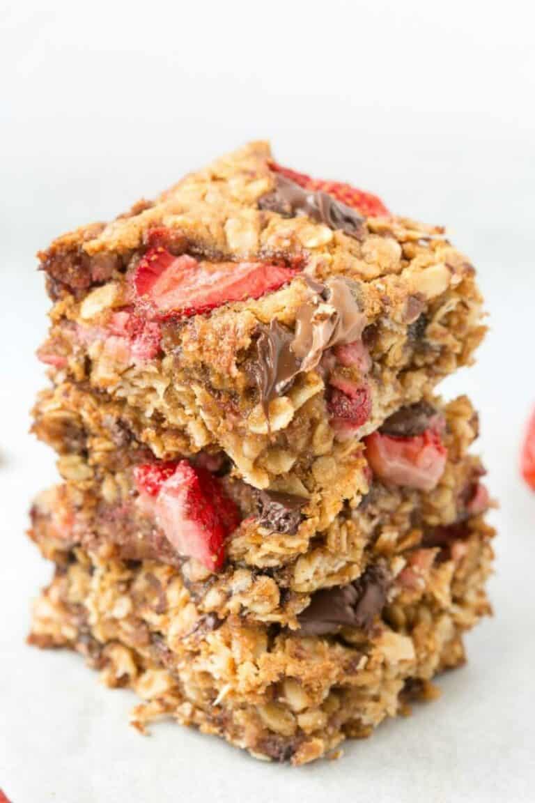 Strawberry Oatmeal Bars The Big Man S World