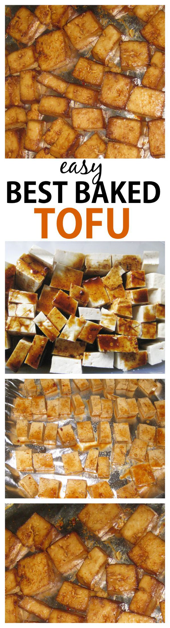 Best (and easy!) baked tofu