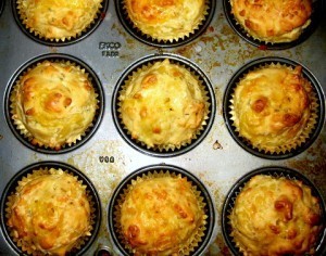 mum’s cheddar scones- lightened up