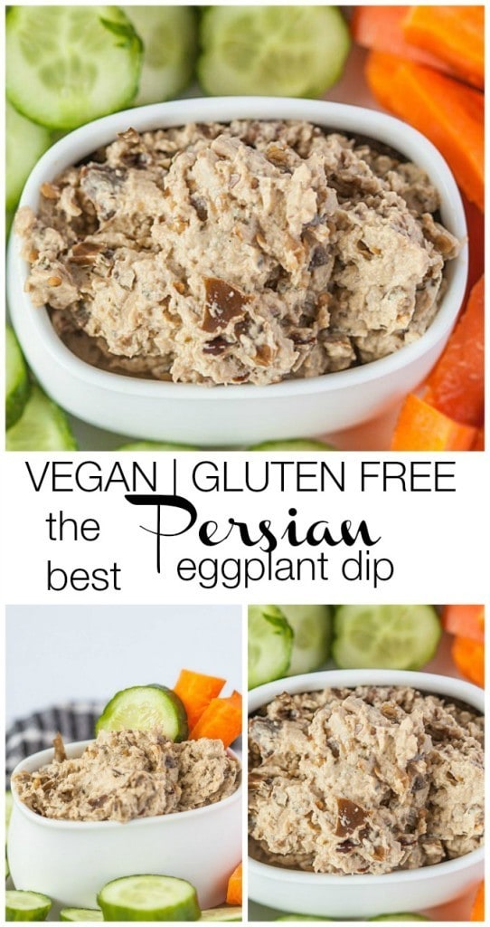 The best Persian Eggplant Dip- #vegan and #glutenfree- thebigmansworld.com