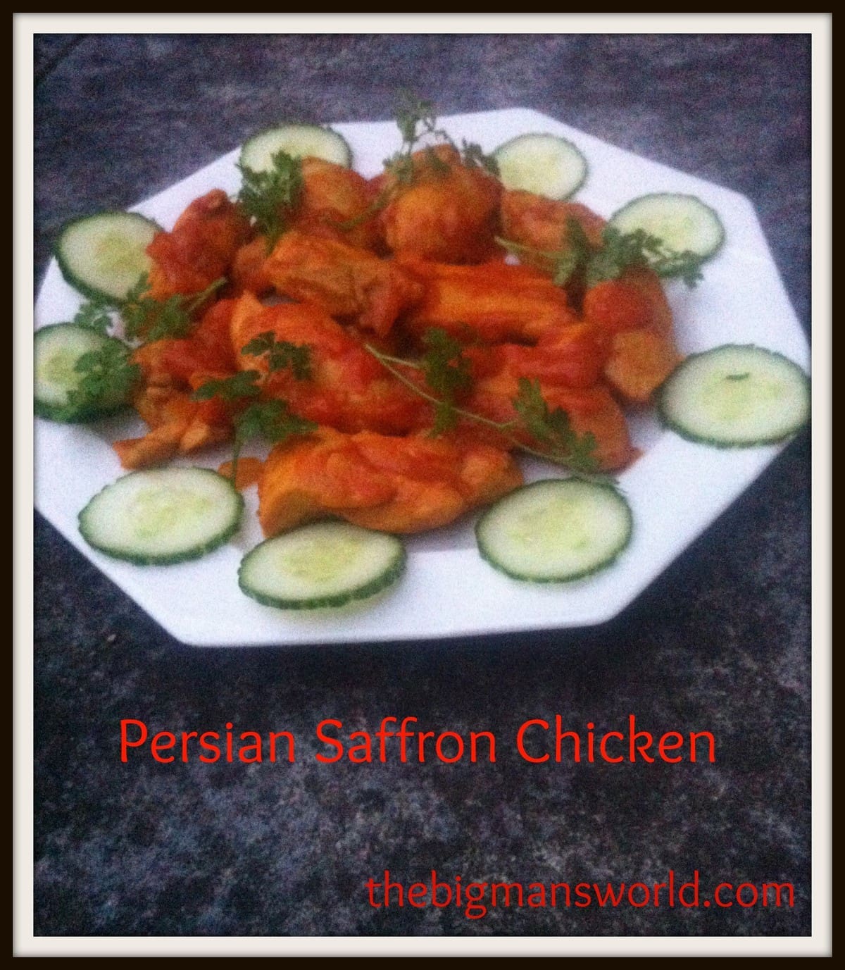 Persian Saffron Chicken From my mum's kitchen to yours!