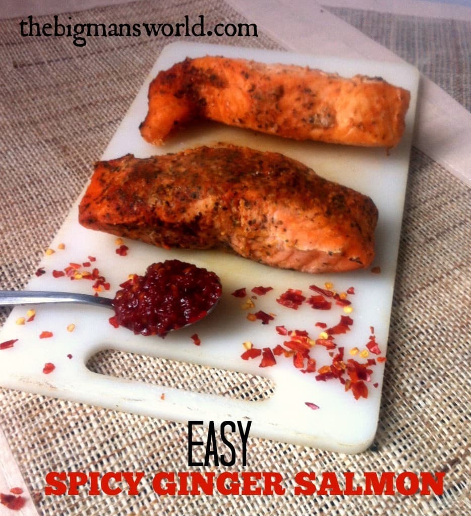 easy spicy ginger salmon