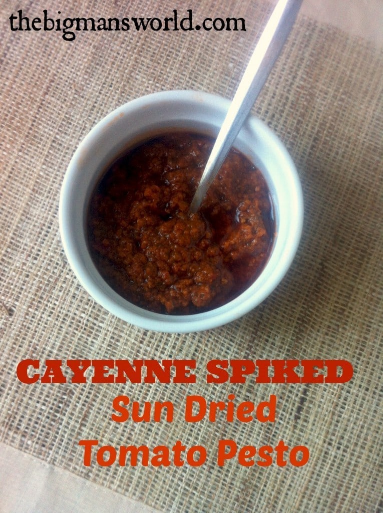 Cayenne Spiked Sun Dried Tomato Pesto