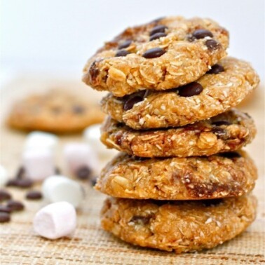 No Bake S'mores Protein Breakfast Cookies (Gluten Free + High Protein)- thebigmansworld.com