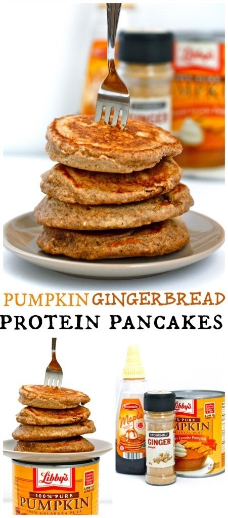 Healthy {and fluffiest!) Protein Packed Pumpkin Pancakes -Hands down, the fluffiest pancakes you’ll ever make which are so healthy and filling! {gluten free, vegan, high protein!}