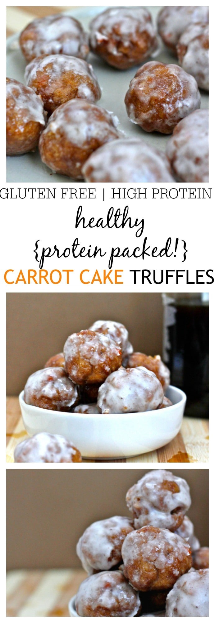 Healthy {Protein Packed} Carrot Cake Truffles- These healthy Carrot Cake Truffles are SO simple to whip up and you'd never tell they were nutritious! High in protein, very low in sugar and naturally gluten free, these are the perfect snack or pre/post workout treat! @thebigmansworld - thebigmansworld.com