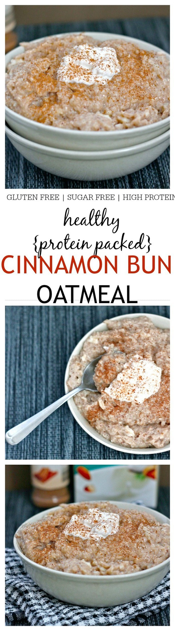 cinnamon bun oatmeal