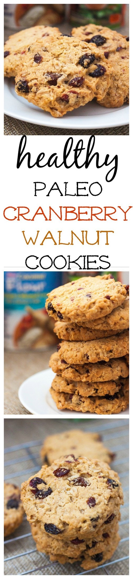 Paleo Cranberry Walnut Cookies- 20 minutes between you and these chewy, delicious cookies which are paleo and grain free! @thebigmansworld - thebigmansworld.com