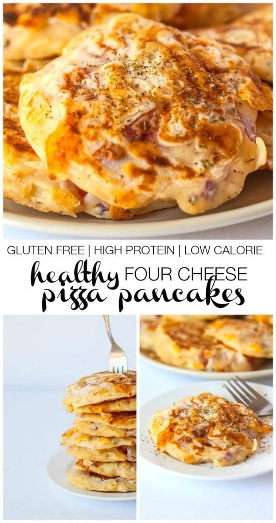 healthy four cheese pizza pancakes