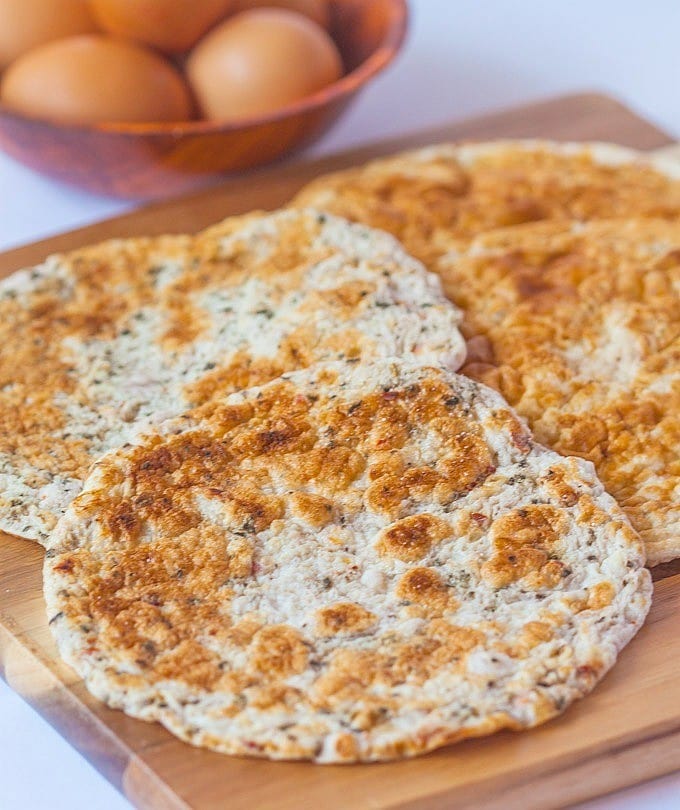 Keto Flatbread (3 ingredients!)