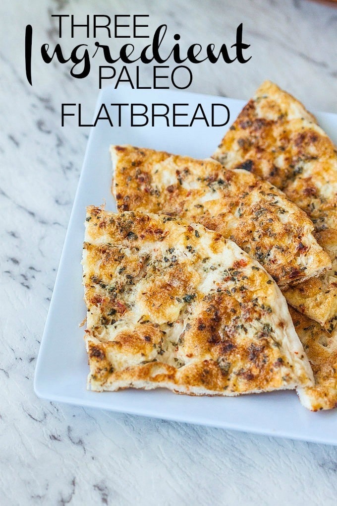 3 Ingredient Paleo Flatbread- A super simple, high protein and low carb 'flatbread' which is perfect for using as a sandwich wrap, pizza base or even as it is! #paleo #glutenfree #lowcarb #lowcalorie- thebigmansworld.com