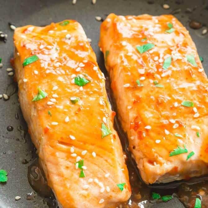 Sweet Chili Salmon 10 Minute Recipe The Big Man S World
