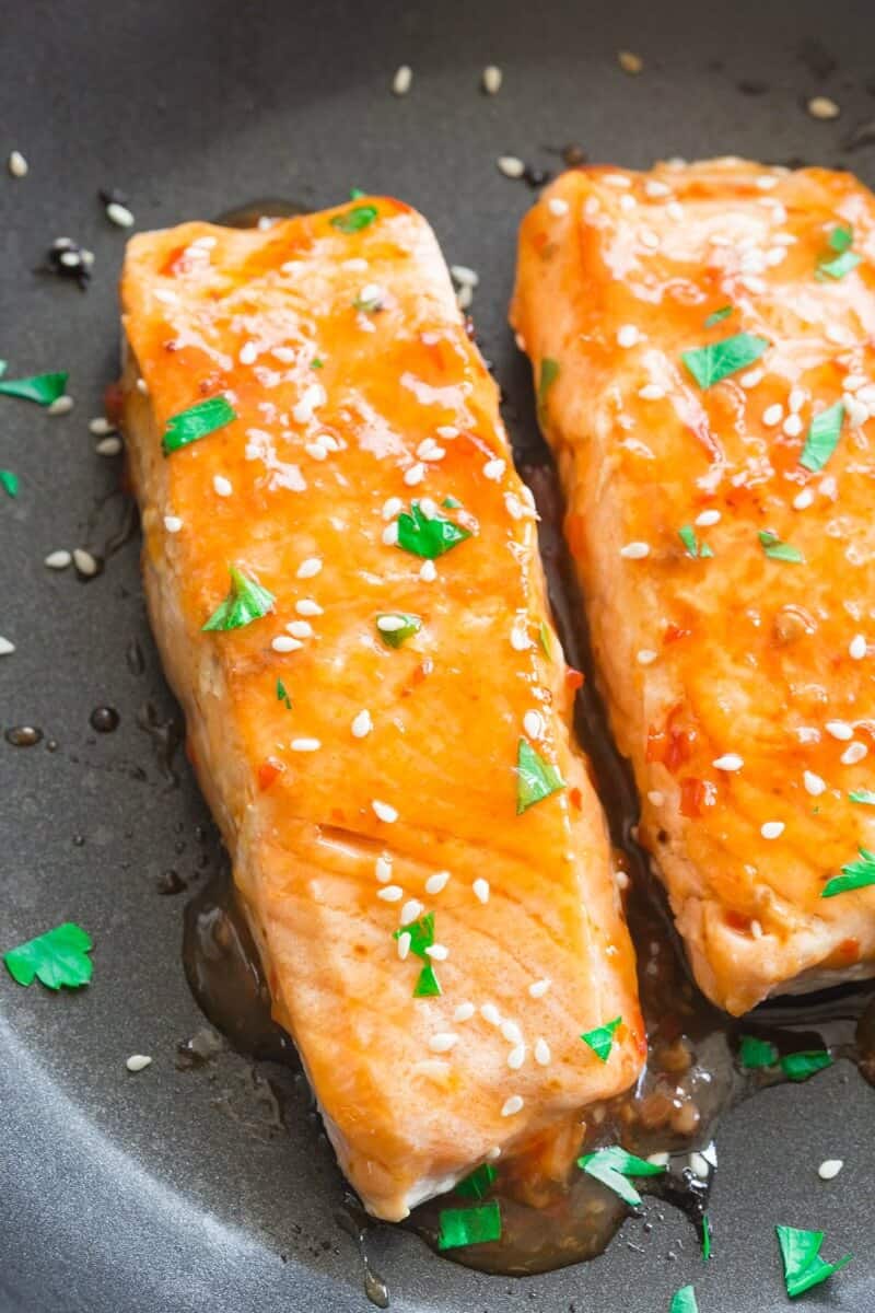 sweet chili salmon