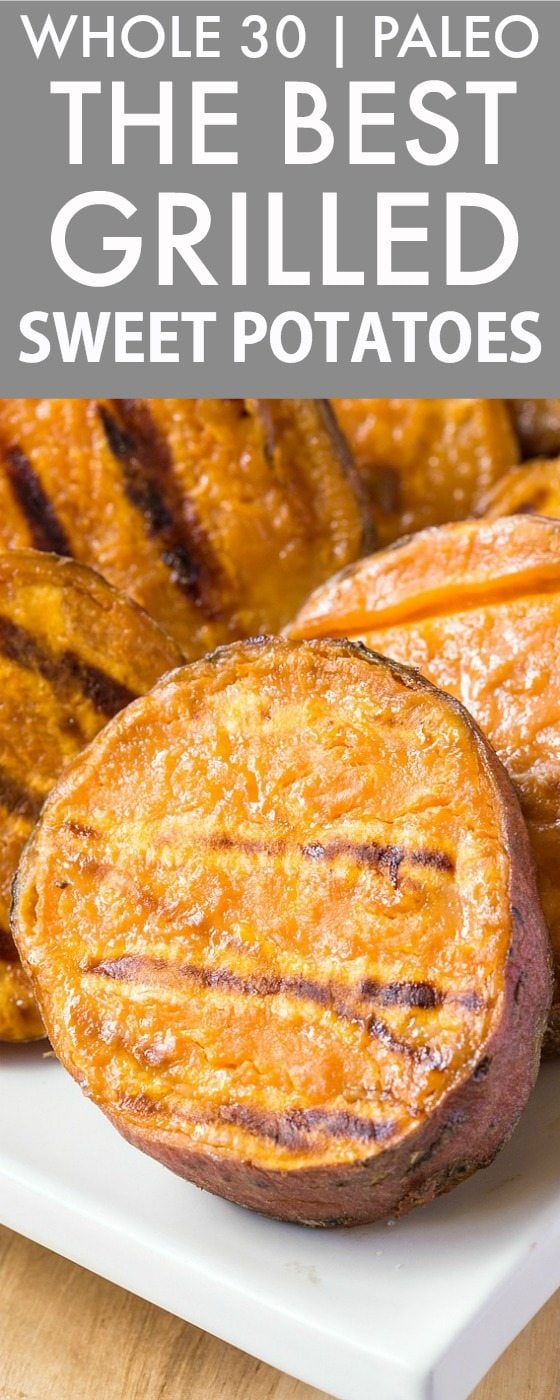 Easy grilled sweet potato fries, wedges and disks, and even whole potatoes in foil!