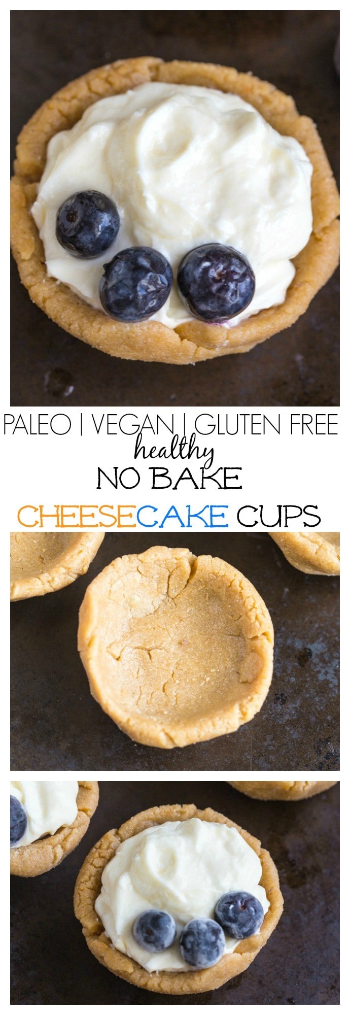Healthy No Bake Cheesecake Cups- Customisable, easy yet SO impressive! {vegan, gluten free and paleo} @thebigmansworld- thebigmansworld.com