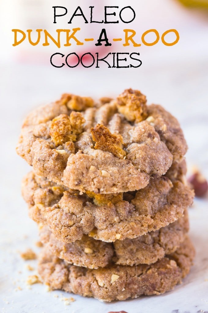 Paleo Dunkaroo Cookies- A childhood treat gets a healthier cookie makeover! Easy and delicious! {vegan, gluten free, grain free}