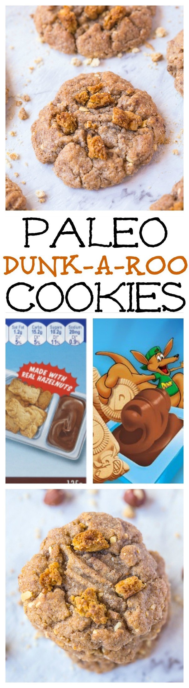 Paleo Dunkaroo Cookies- A childhood treat gets a healthier cookie makeover! Easy and delicious! {vegan, gluten free, grain free}