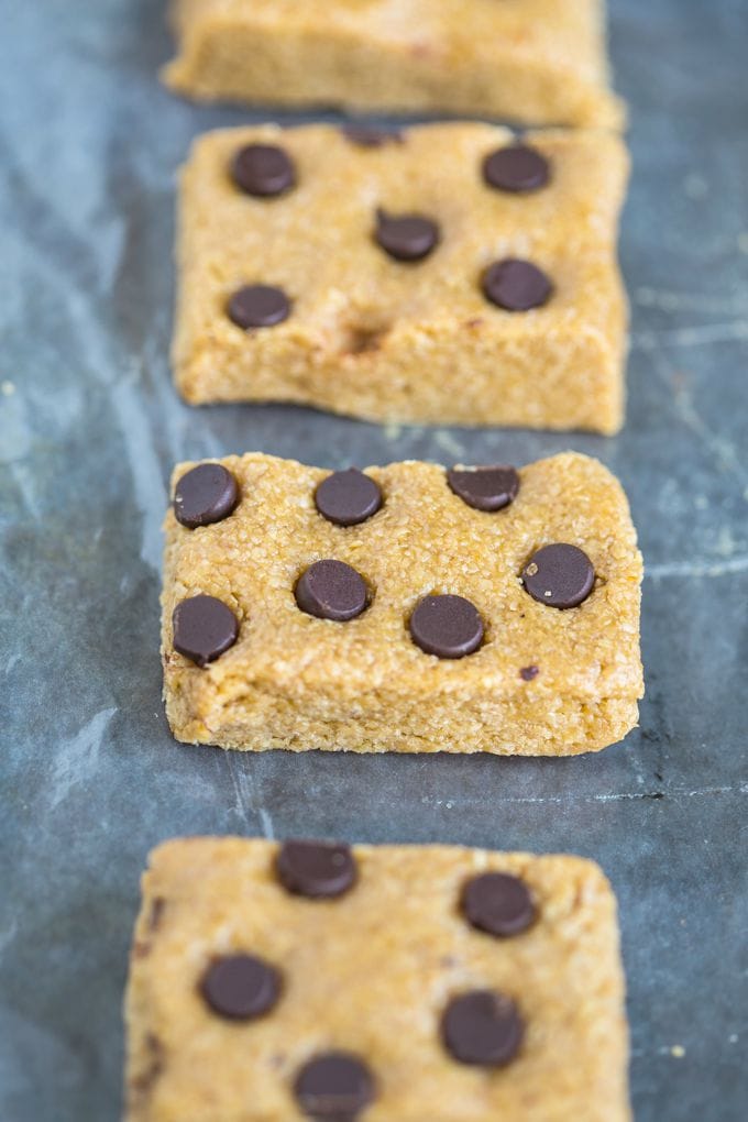 Three ingredient no bake oatmeal bars