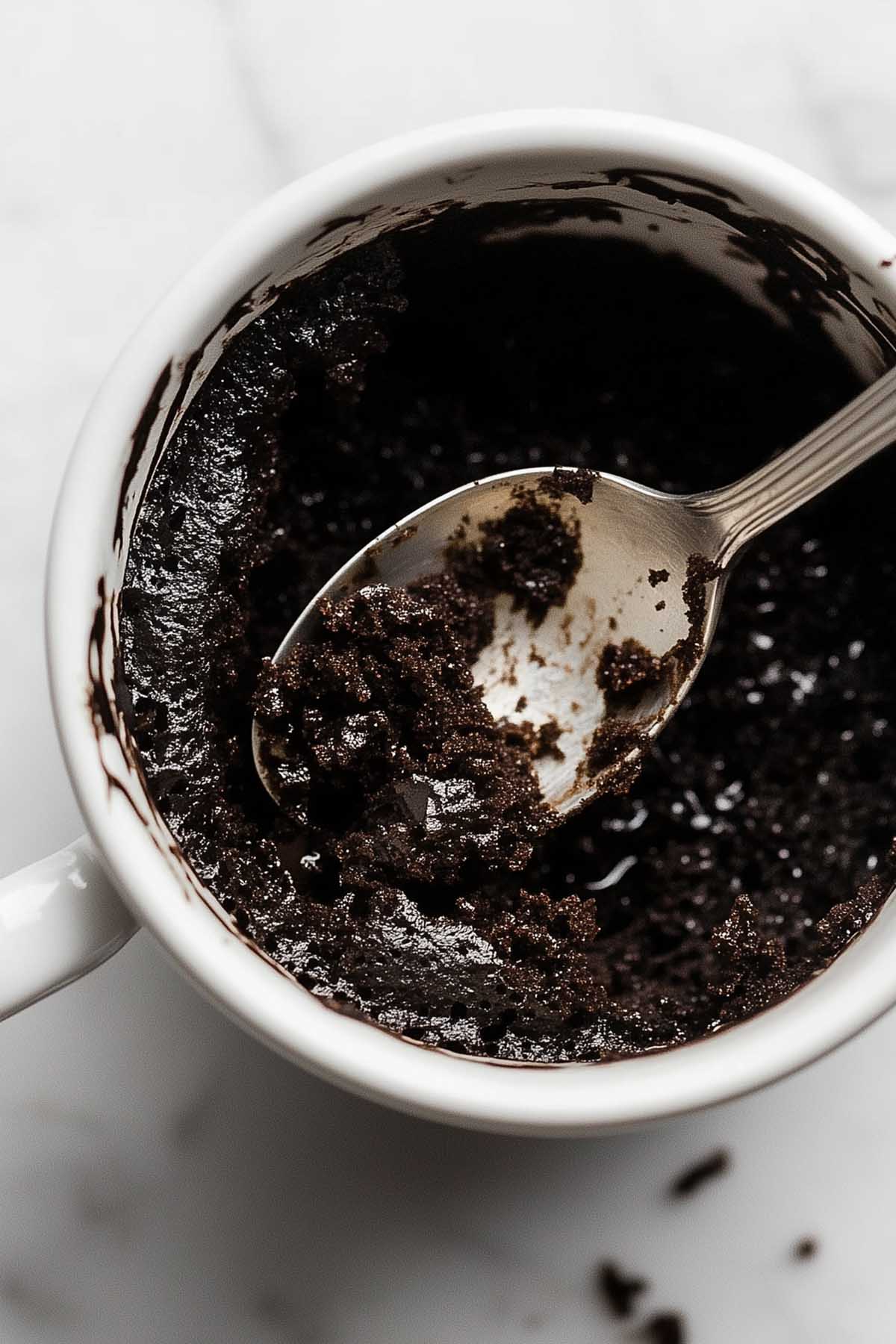 3 ingredient mug cake. 