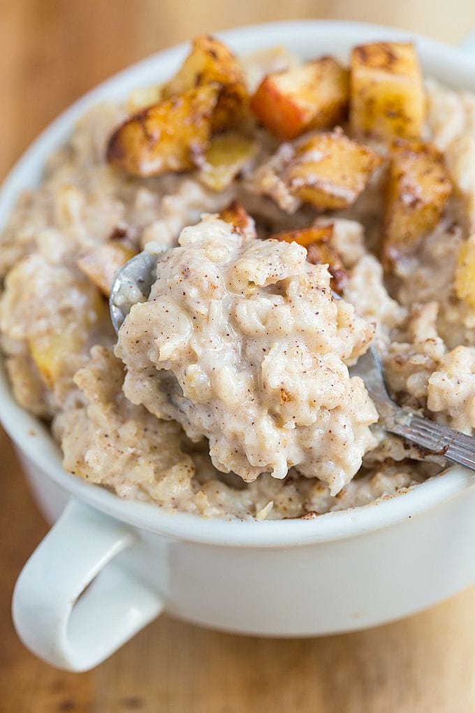 Apple Pie French Toast Oatmeal