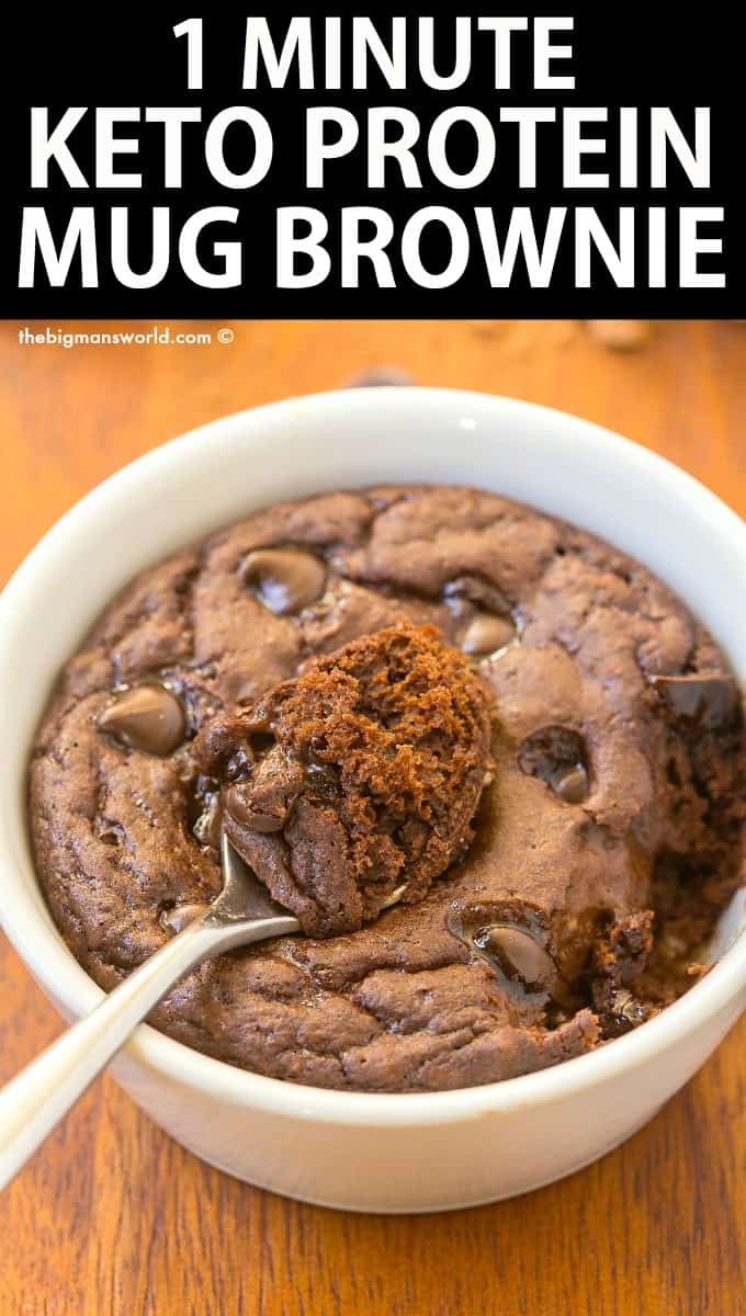 keto protein powder mug cake