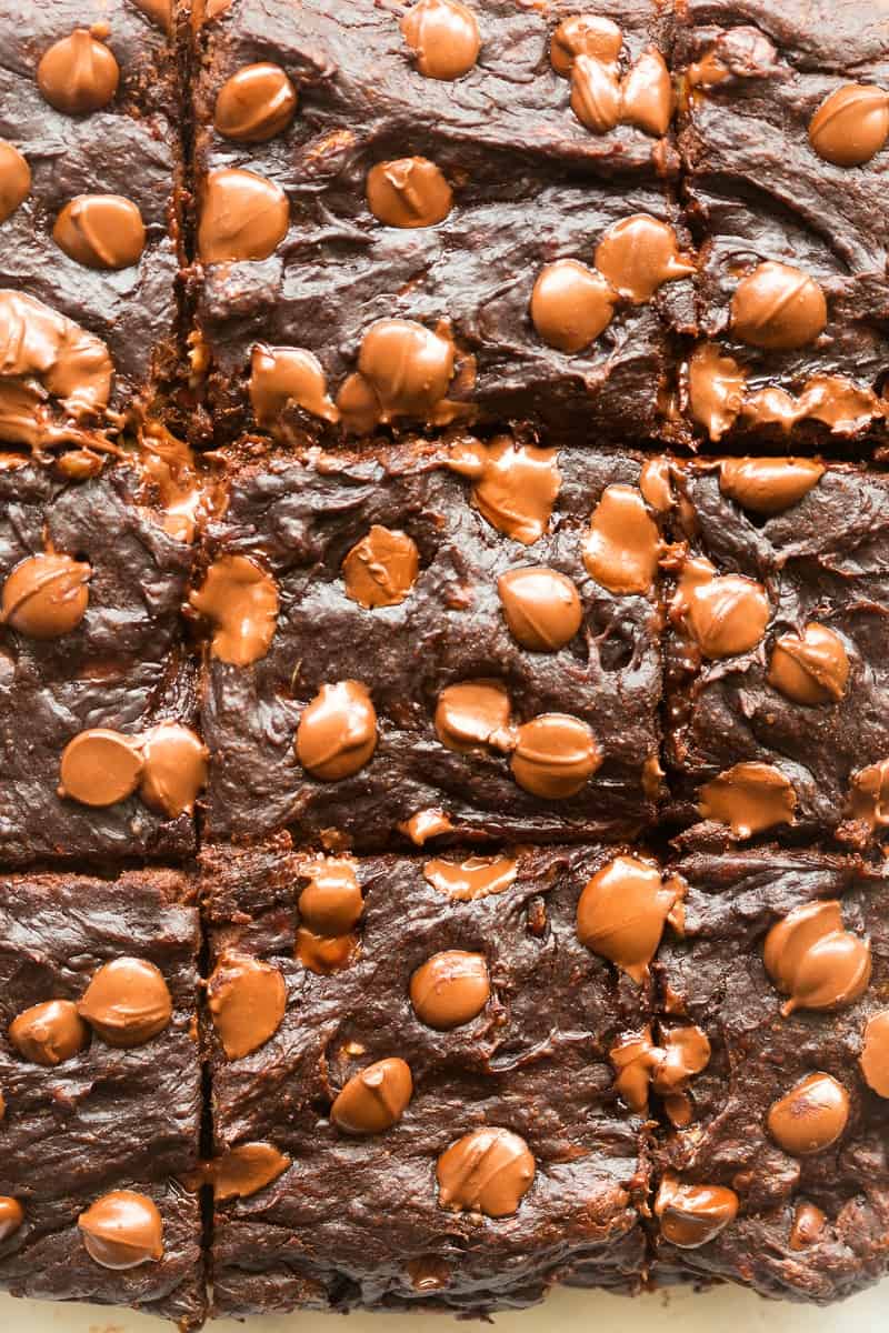 healthy 3 ingredient flourless brownies