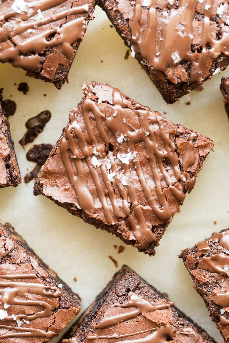 Homemade Fudgy Protein Brownies with M&Ms- Amee's Savory Dish