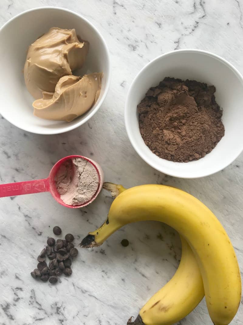 Protein brownie ingredients