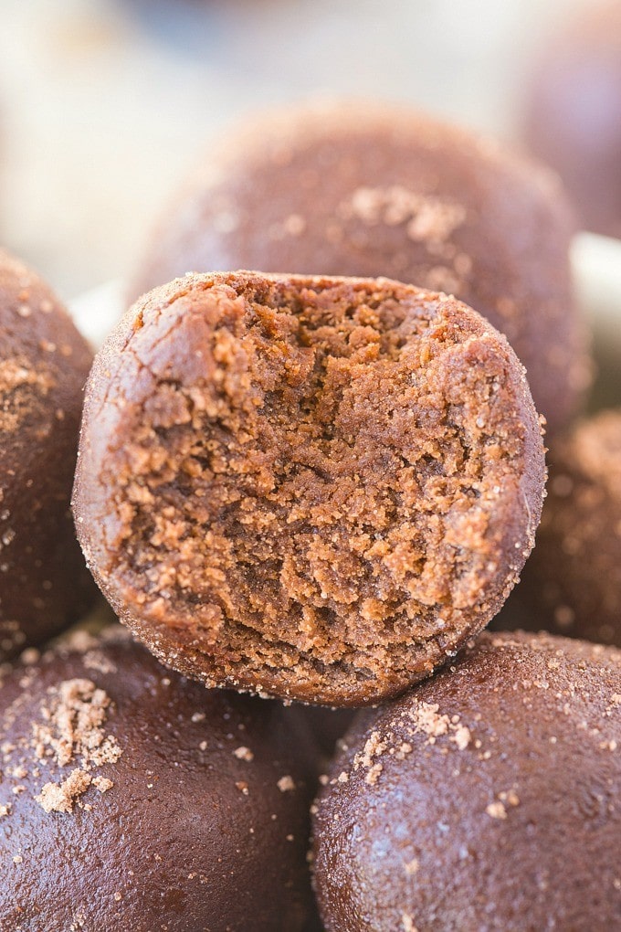 No Bake Peppermint Mocha Bites (Paleo, Vegan, Gluten Free)