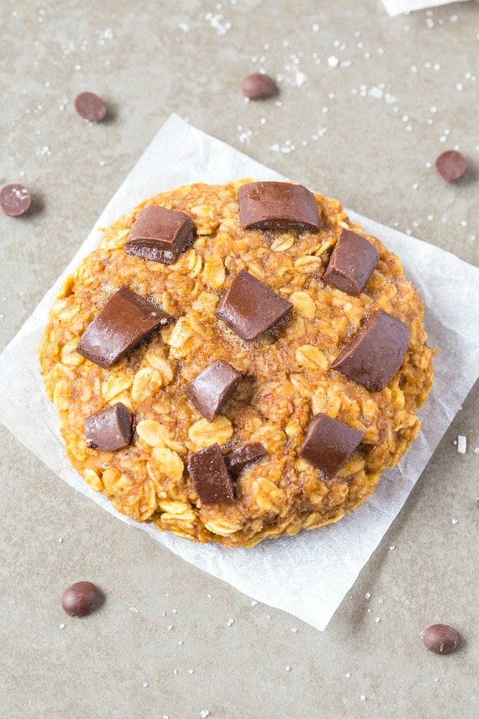 Healthy 1 Minute Giant Cookie For One