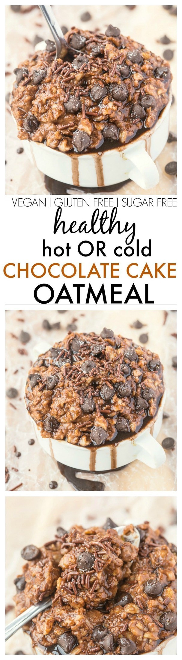 Healthy Chocolate Cake Oatmeal