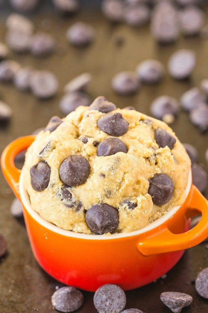 Healthy Classic Cookie Dough For One (Paleo, Vegan, Gluten ...