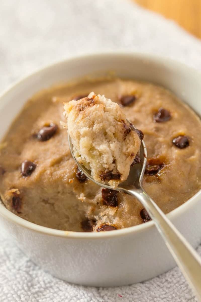 banana bread mug cake