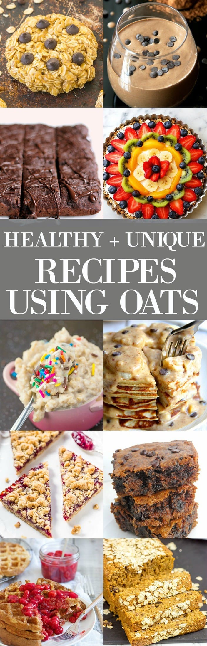 Healthy And Unique Recipes using oats- Mouthwatering recipes perfect for any occasion and ALL healthy! 