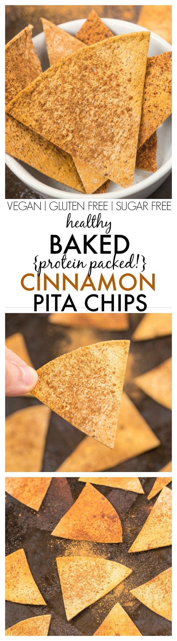 Healthy Easy Baked Cinnamon Pita Chips The Big Man's World