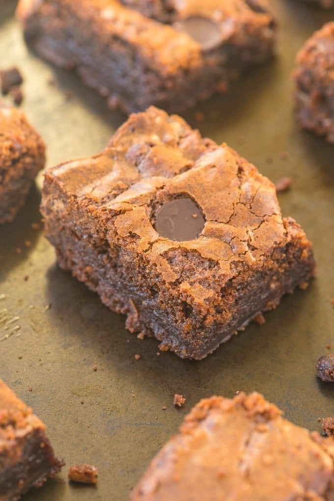 Healthy Four Ingredient Breakfast Brownies