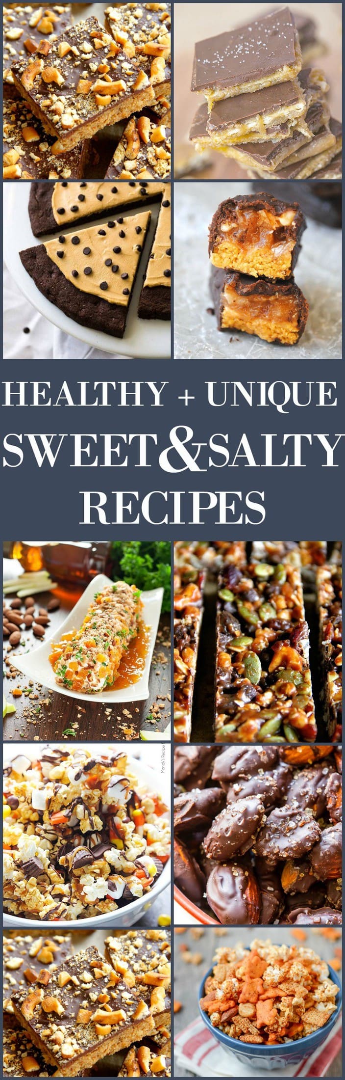 Healthy and Unique Sweet and Salty recipes- Quick, easy and delicious, you'd never believe they were all healthy! 