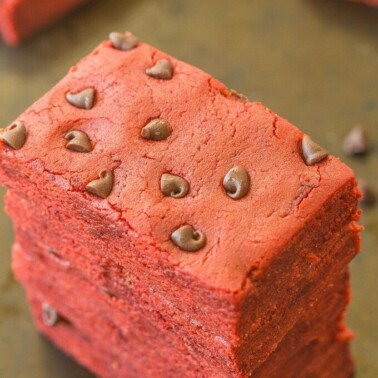 red velvet bars no bake