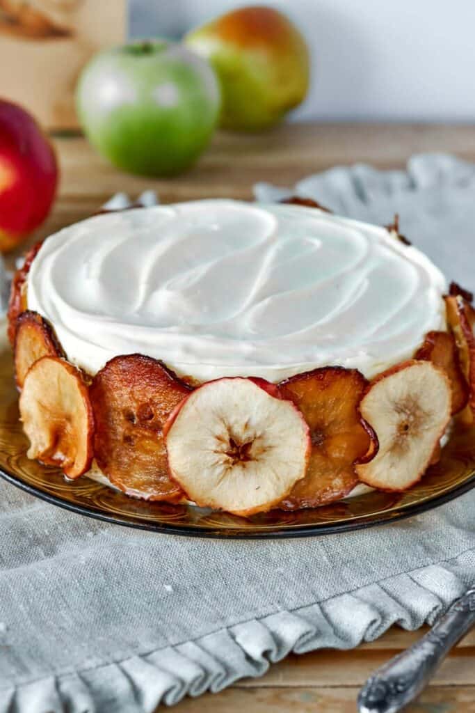 vegan applesauce cake