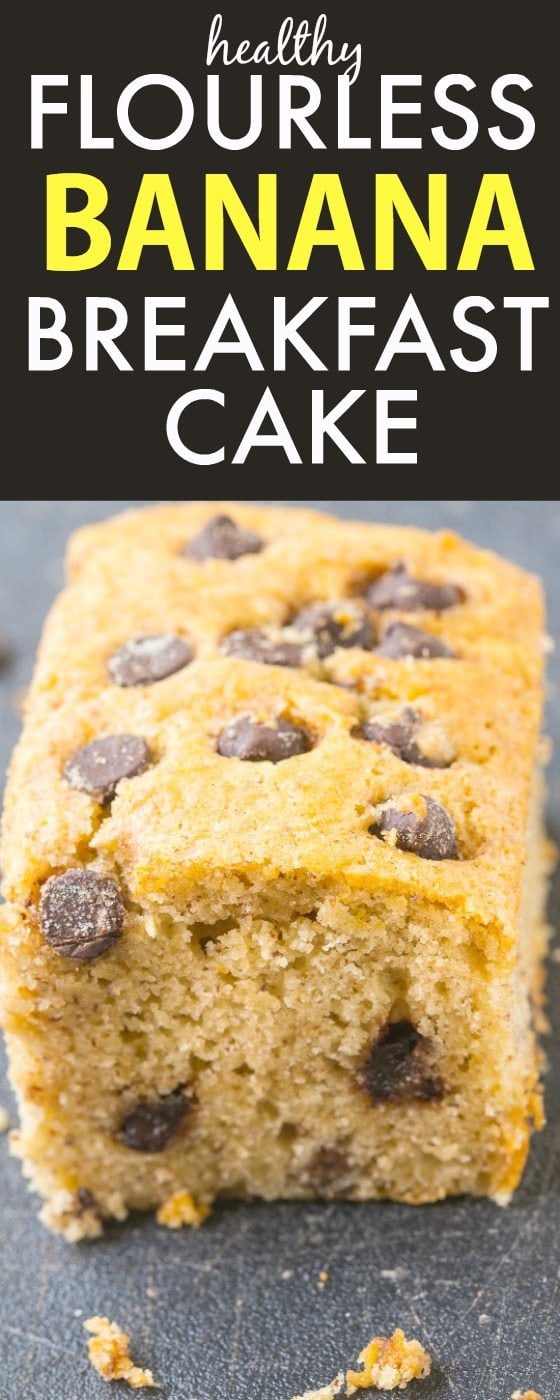 Healthy Flourless Banana Breakfast Cake