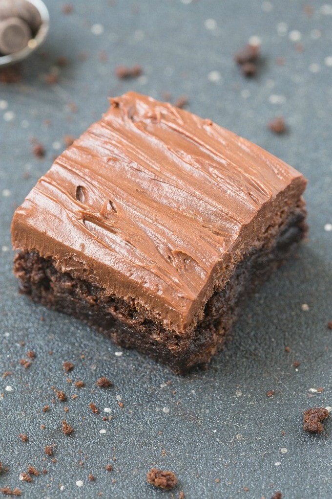 Healthy Flourless Fudge Brownies