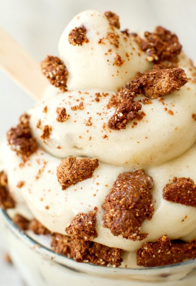 Healthy High Protein Cookies and Cream Ice Cream