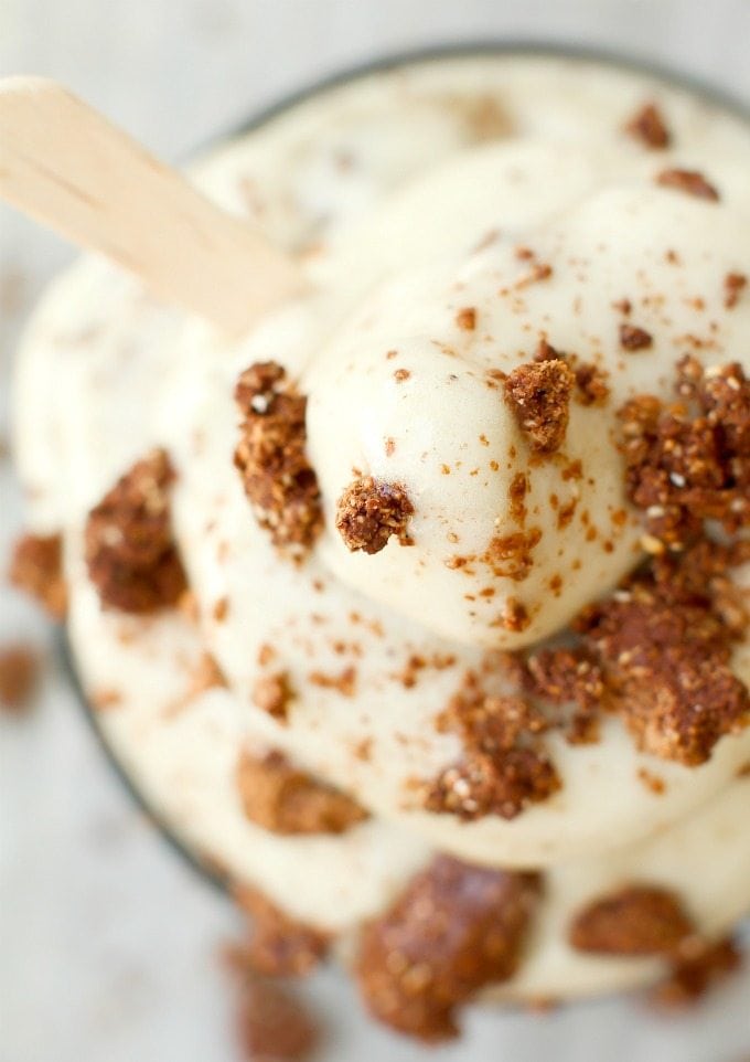 Healthy High Protein Cookies and Cream Ice Cream