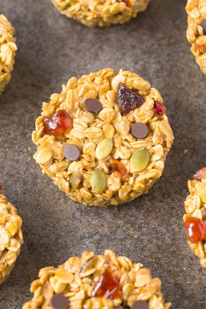 Healthy 3 Ingredient No Bake Granola Cups