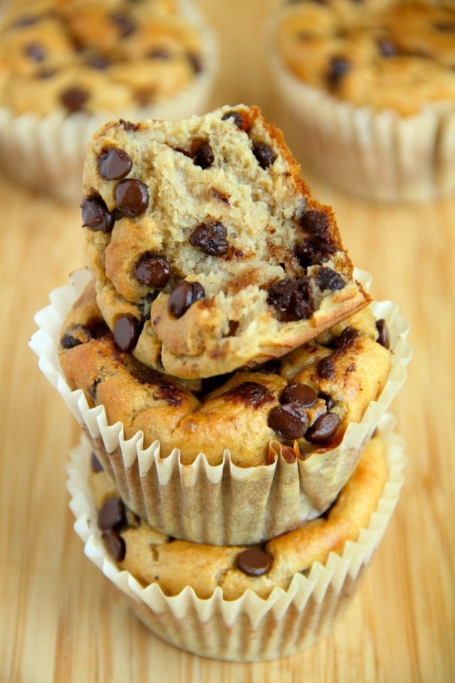 Banana Oat Greek Yogurt Muffins