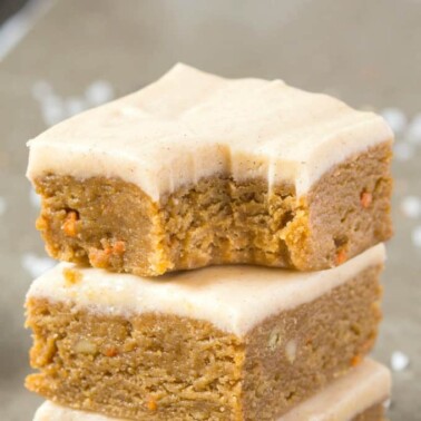 carrot cake breakfast bars