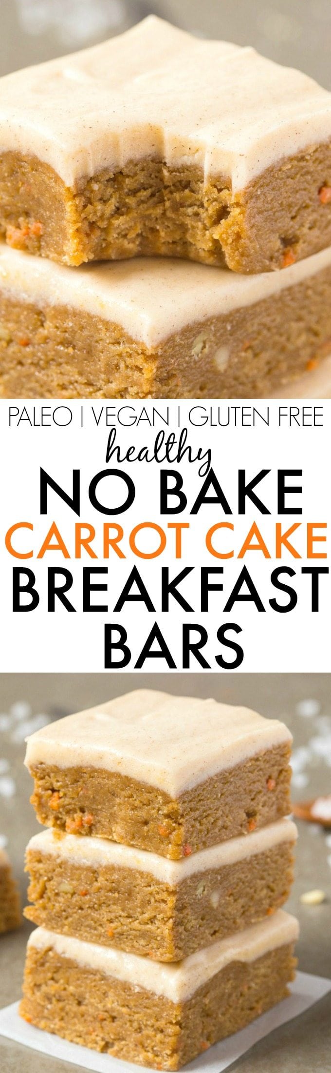 carrot cake bars for breakfast