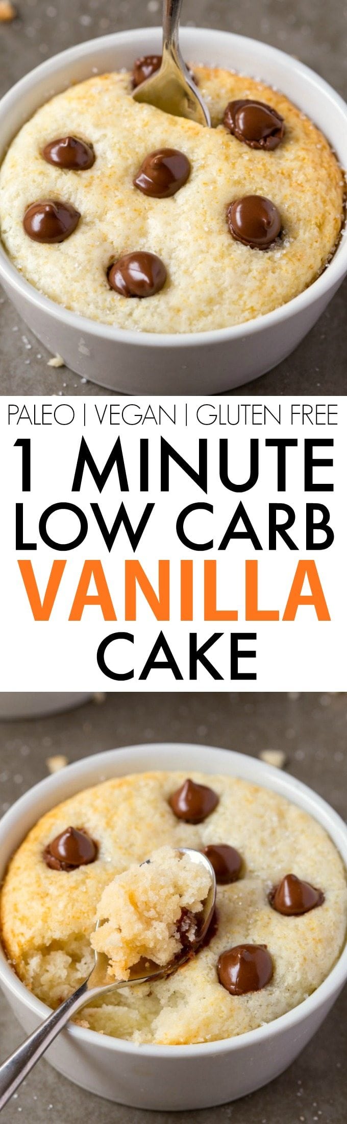Low Carb Vanilla Mug Cake Recipe