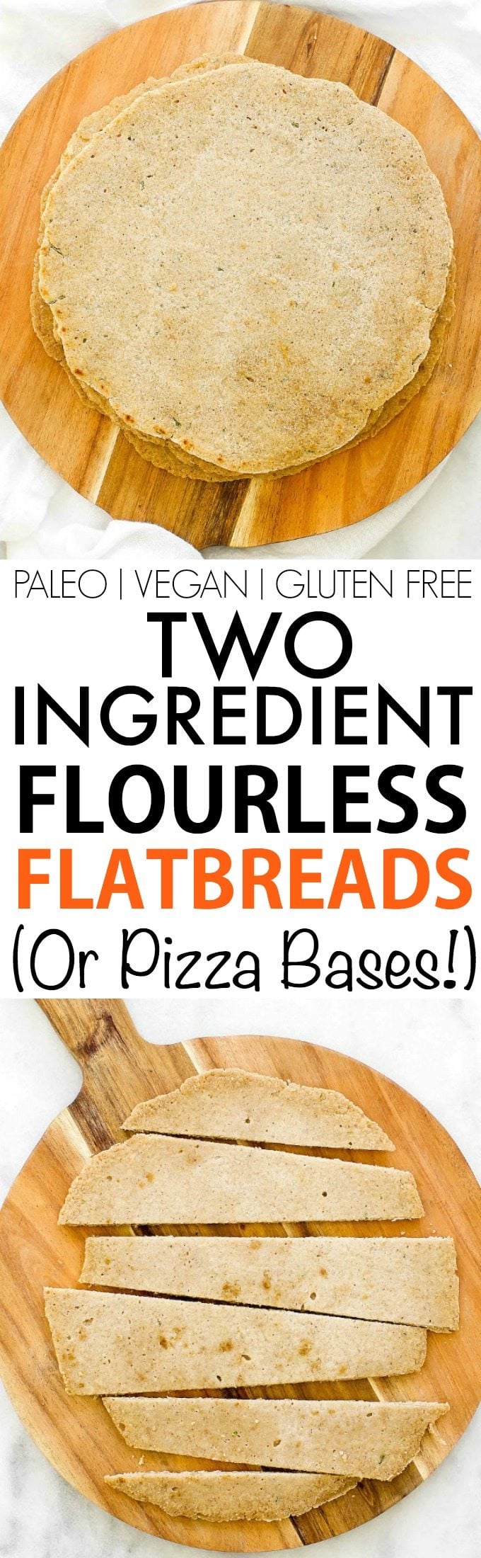 Two Ingredient Flourless Flatbreads