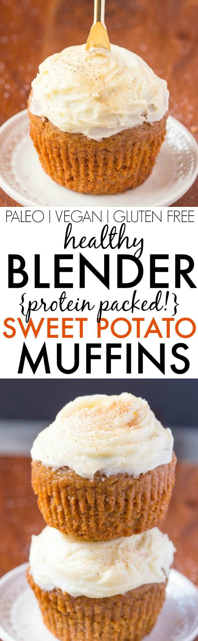 Healthy Blender Sweet Potato Muffins